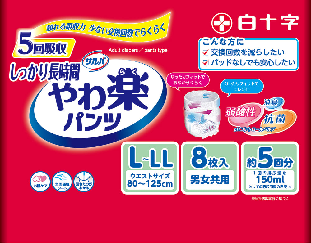サルバ やわ楽パンツ しっかり長時間
